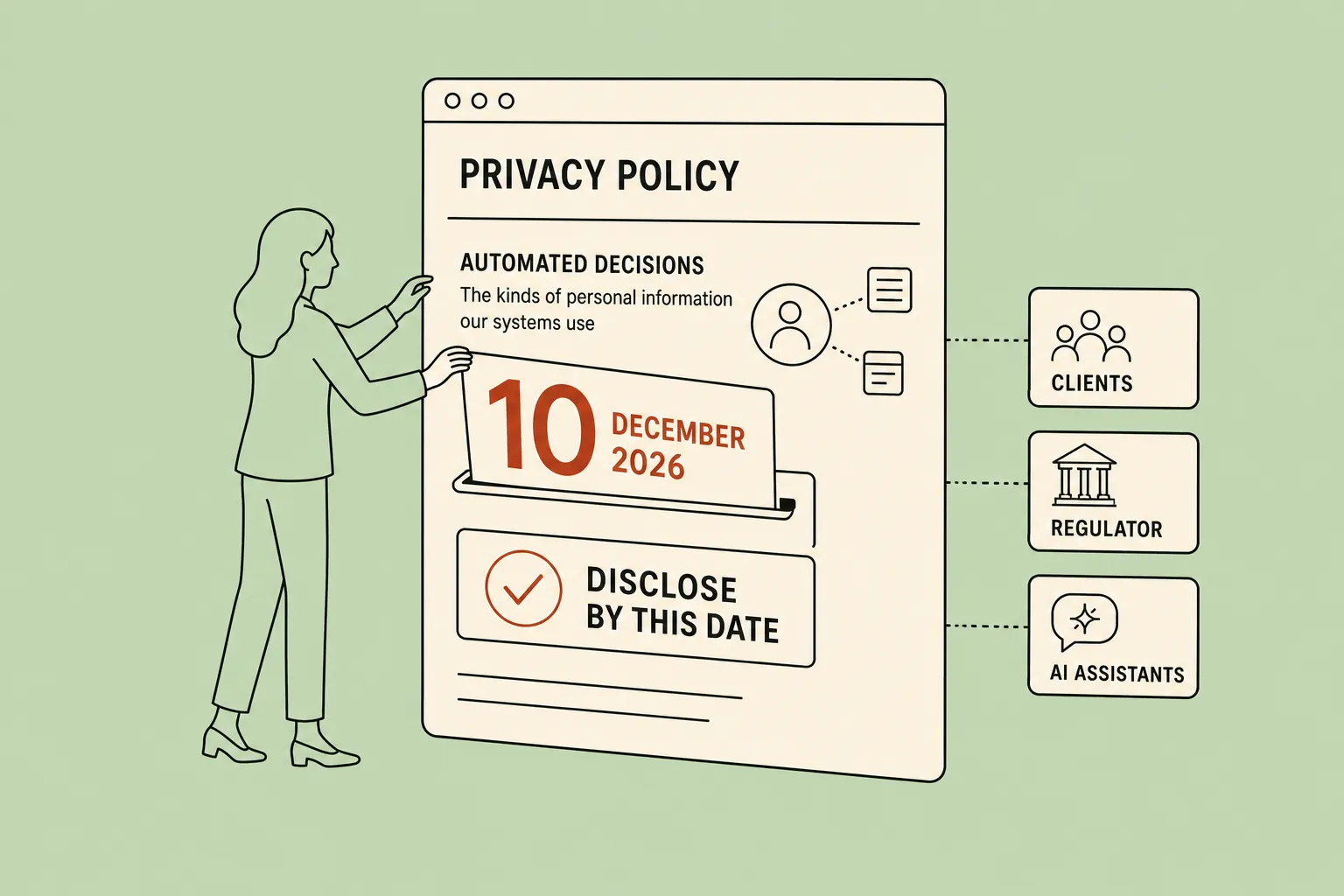 New AU Rule: Disclose AI Decisions in Your Privacy Policy