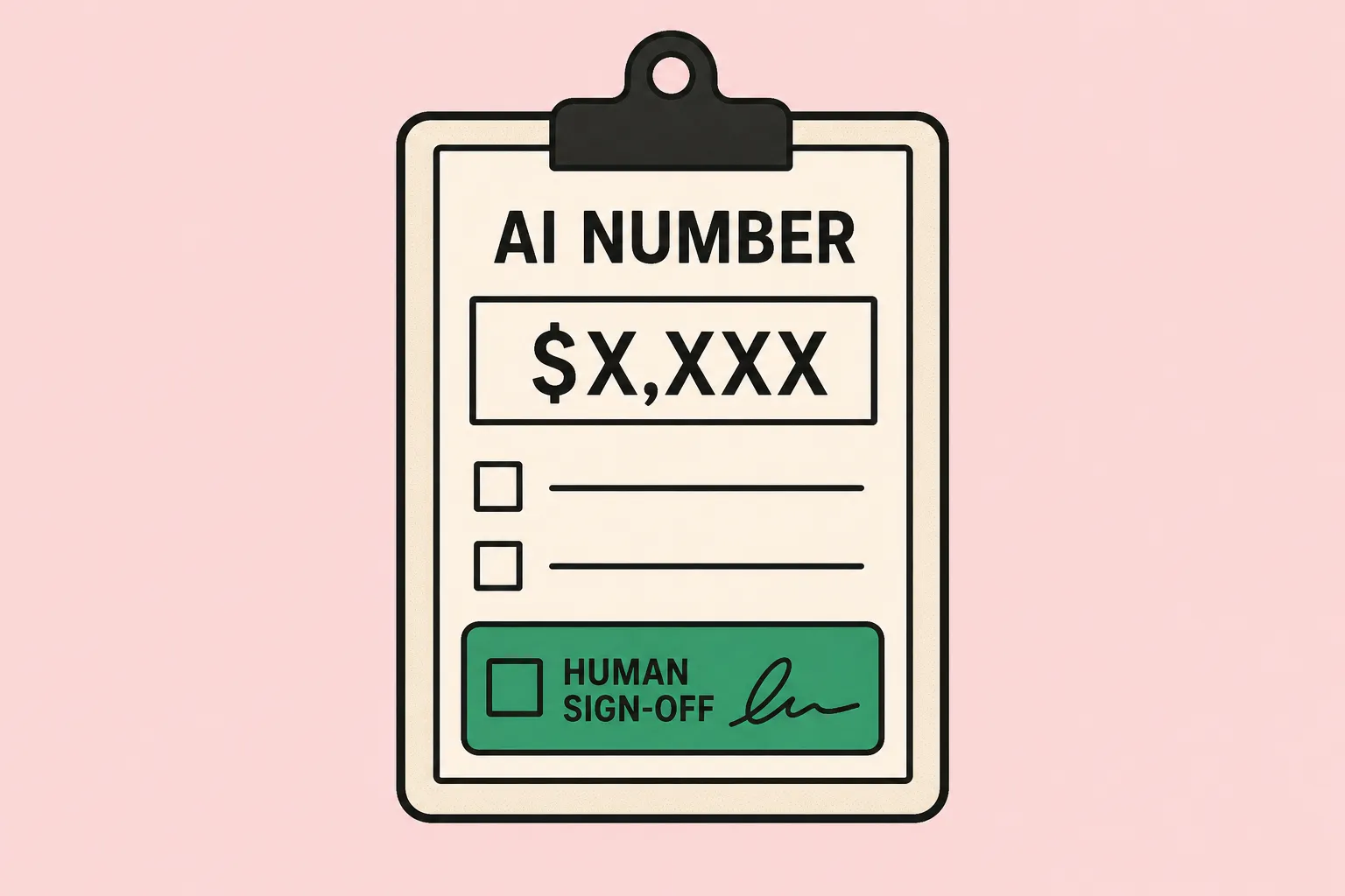 The Retainer Line Nobody Priced: Who Signs Off the AI Number Before It Reaches a Client
