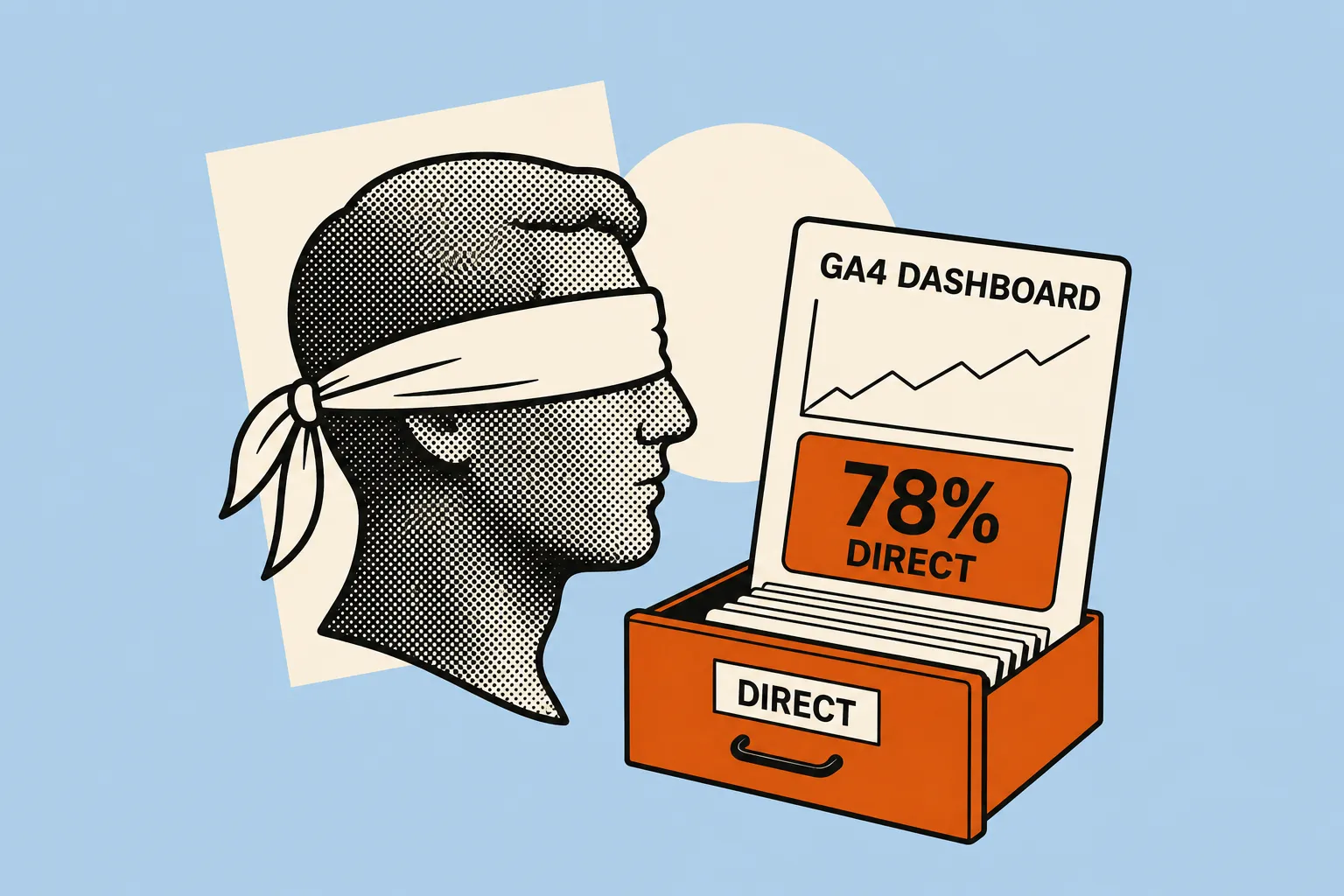 Your GA4 Has Gone Blind: Why AI Search Traffic Is Hiding in "Direct" (and How to See It Again)